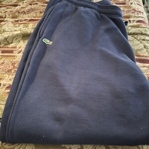 Lacoste Navy Blue Croc Sweatpants